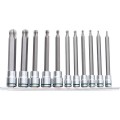 Kincrome K5525 - 11 Piece 1/4 & 3/8" Drive Long Series BALL-END TORX Socket Set