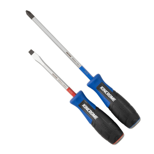 Kincrome K5700 - 2 Piece Thru Tang Screwdriver Set Screwdrivers