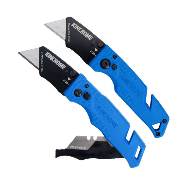 Kincrome K6106 - High Impact Folding Utility Knife Set Cutting Knives Kincrome K6106 - High Impact Folding Utility Knife Set Cutting Knives