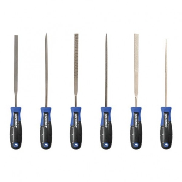 Kincrome K6400 - 6 Piece 100mm 4" Mini File Set Files