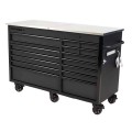 Kincrome K7380 - 1600mm (63") 15 Drawer Twin Lid Mobile Work Bench