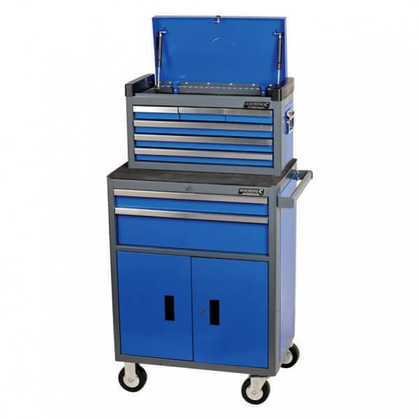 Kincrome K7628 - 8 Drawer Chest & Trolley Combo Workshop Tool Boxes & Trolleys