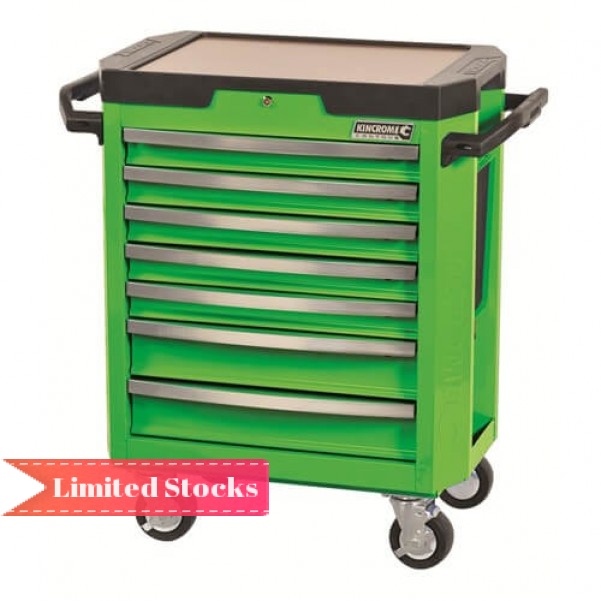 Kincrome K7747G - 7 Drawer Monster Green Contour Tool Trolley