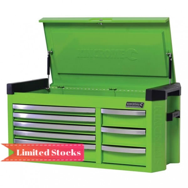 Kincrome K7758G - Contour Extra Wide 8 Drawer Tool Chest  Workshop Tool Boxes & Trolleys