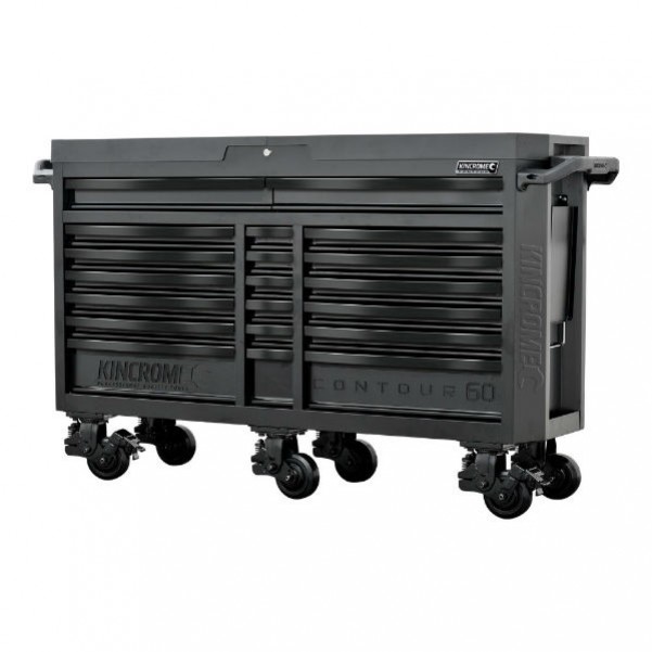 Kincrome K7862 - CONTOUR 20 Drawer Black Series Super Wide Trolley Tool Cases