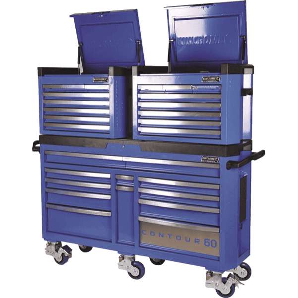 Kincrome K7863 - Contour 60 Superwide Trolley & Chest Combo 3 Piece