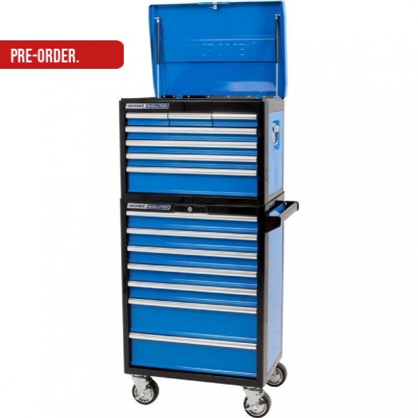 Kincrome K7990 – 14 Drawer Evolution Deep Chest & Trolley Combo Tool Chests & Trolleys
