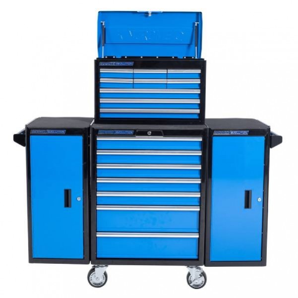 Kincrome K7993 – 20 Drawer Evolution Side Locker Chest & Trolley Combo