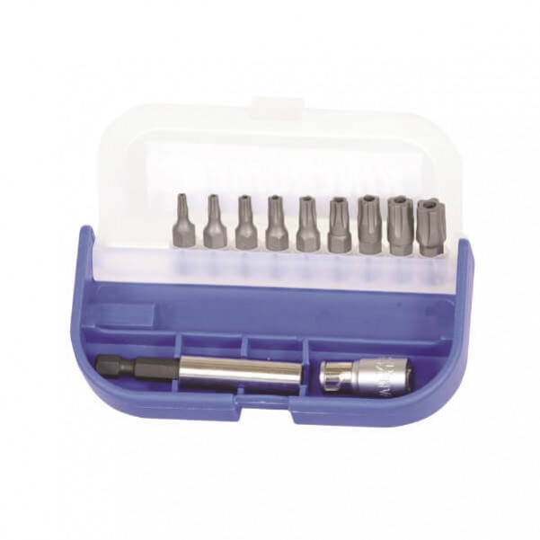 Kincrome K8130 - 11 Piece Tamperproof Torx Bit Set Sockets & Accessories