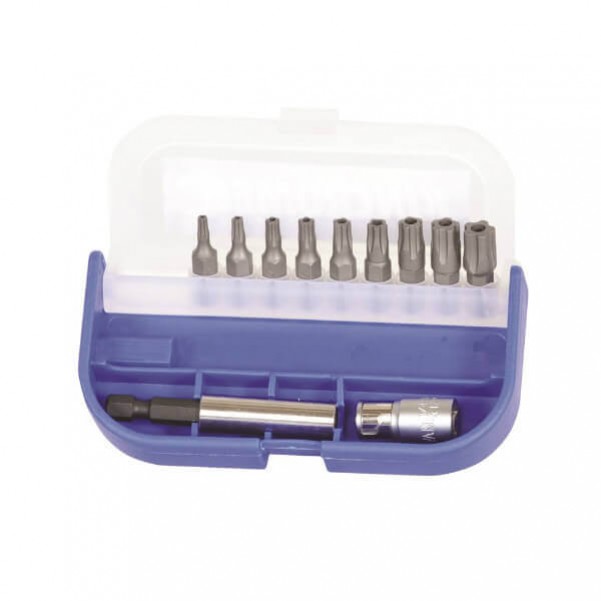 Kincrome K8130 - 11 Piece Tamperproof Torx Bit Set