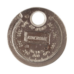 Kincrome K8360 - Spark Plug Gap Gauge Coin - Metric/ Imperial