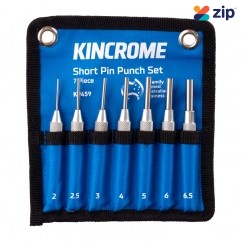 Kincrome K9459 - 7 Piece Short Pin Punch Set