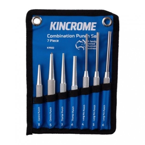 Kincrome K9502 - 7 Piece Combination Punch Set Chisels and Punches