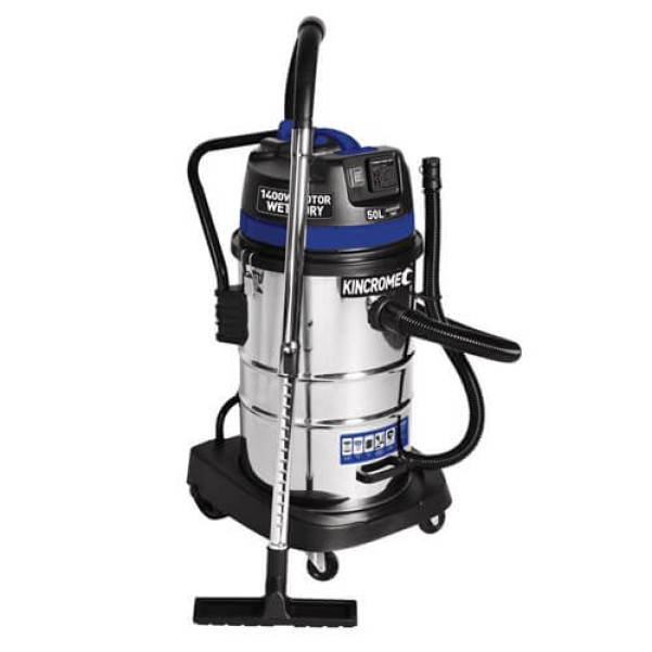 Kincrome KP704 - 240V 1400W 50L Wet & Dry Workshop Vacuum Dust Vacuums Kincrome KP704 - 240V 1400W 50L Wet & Dry Workshop Vacuum Dust Vacuums