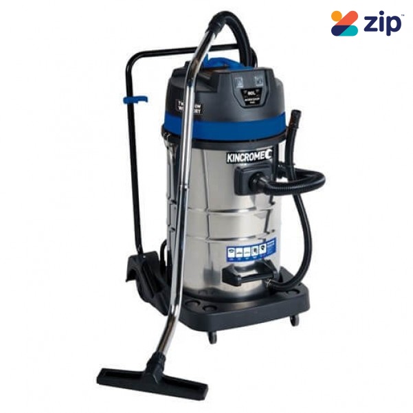 Kincrome KP705 - 240V 80L Twin 1000W Wet & Dry Workshop Vacuum Dust Extractors for Power Tools