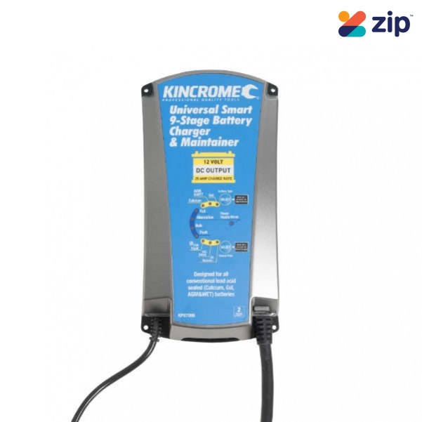 Kincrome KP87006 - 12V 25Amp Battery Charger & Maintainer