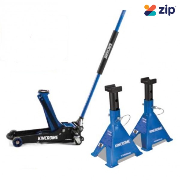 Kincrome P12103 - Garage Jack & Stand Bundle K12167 + K12074 Floor Jacks