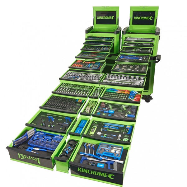 Kincrome P1565G - 1007 Piece 26 Drawers 60" Contour Beast Workshop Tool Kit