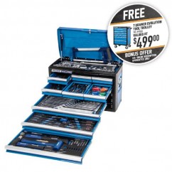 Kincrome P1700 - 174 Piece 9 Drawer 1/4, 3/8 & 1/2" Drive Evolution Tool Chest