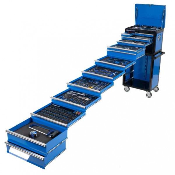 Kincrome P1714 - Evolution TFL Workshop Tool Kit 377 Piece 14 Drawer & Trolleys