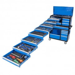 Kincrome P1726 - 399 Piece 18 Drawer Extra-Wide 1/4, 3/8 & 1/2" Drive Evolution Tool Workshop