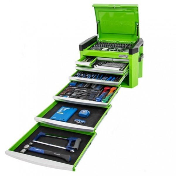 Kincrome P1800G - 246 Piece 8 Drawer Contour Tool Chest Kit 
