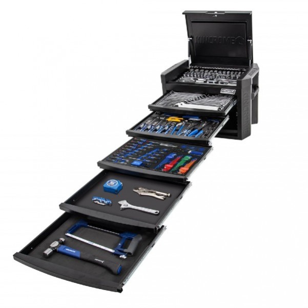 Kincrome P1800MB - 246 Piece 6 Drawer Contour Tool Chest Kit Black 