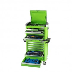 Kincrome P1805G - 242 Piece 15 Drawer Contour Workshop Kit Green 