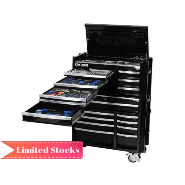 Kincrome P1822B - 332 Piece 17 Drawer 42" CONTOUR Chest Tool Kit  Tool Kit
