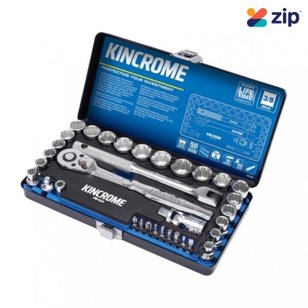 Kincrome P2104 - 36 Piece 3/8” Drive Metric and Imperial Socket Set