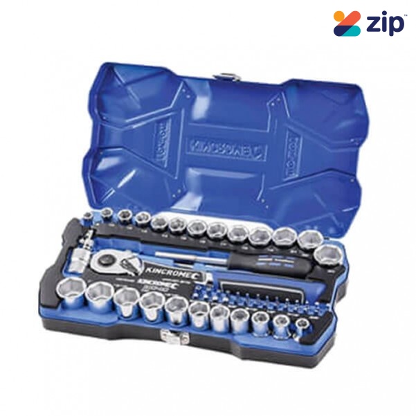 Kincrome P27001 - 1/2" Drive 55 Piece LOK-ON Socket Set – Metric & Imperial