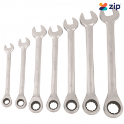 Supatool S030005 - 7 Piece Metric Combination Gear Spanner Set