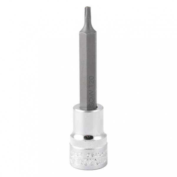 Kincrome TPTST20 - T20 100mm 1/2" Drive Tamperproof TORX Bit Socket Sockets & Accessories