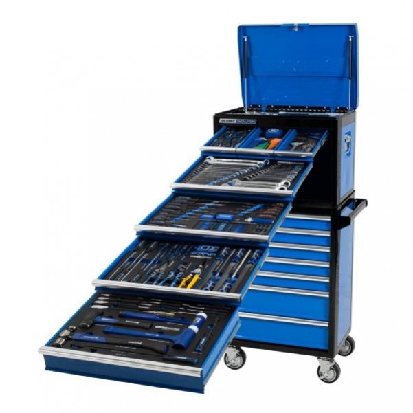 Kincrome K1222 - 275 Piece Metric Only 14 Drawer Evolution Deep Workshop Chest & Trolley