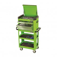 Kincrome K1508G - 1/4/3/8 & 1/2" Drive Green 208pce Monster Contour Tool Cart Kit