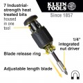 Klein A-32308 - 8-in-1 Multi-Bit Adjustable Length Stubby Screwdriver