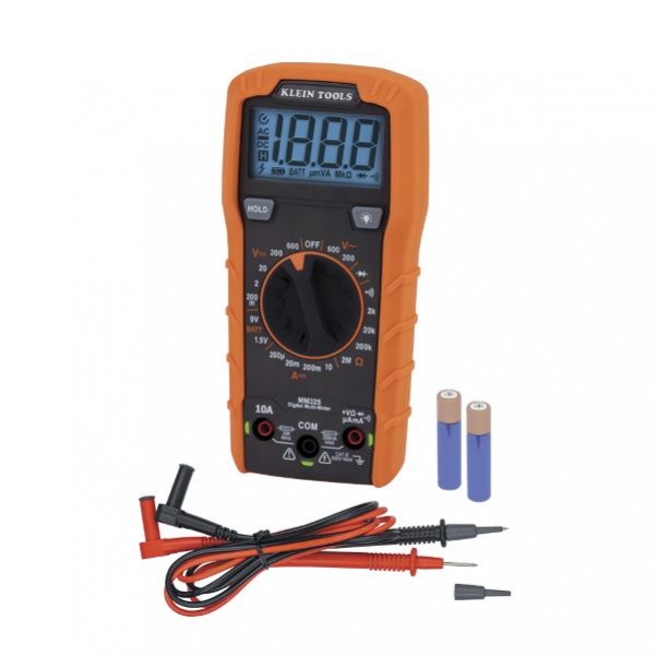 Klein A-MM325 - 600V 10A Manual Ranging Digital Multimeter Voltage Detector