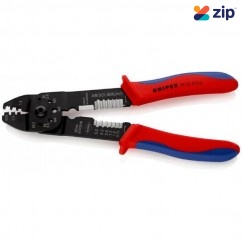Knipex 9721215B - 230mm for Non-Insulated open Plug-type Connectors Crimping Plier