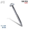 Kreg SML-C150-100 - 1-1/2" #8 Coarse Washer Head Pocket Screws Pocket Screws