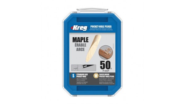 KREG P MAP Maple Solid Wood Pocket Hole Plugs Pack of 50