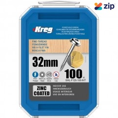 Kreg SML-F125-100 - Pk100 1-1/4"  #7 Fine Washer-Head Pocket Screws