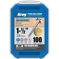Kreg SML-F150-100 - Pk 100 1-1/2" #7 Fine Washer Head Pocket Screws