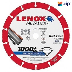 Lenox 1985494 - 180mm MetalMax Metal Cut Off Diamond Wheel Blade