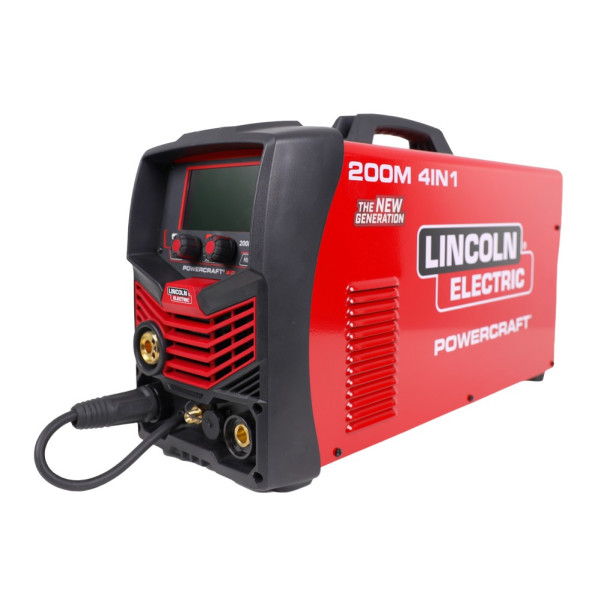 Lincoln K69074-2 - 200M 240V / 10Amp MIG STICK TIG AC/DC Multi-Purpose 4-IN-1 Powercraft Welder Lincoln K69074-2 - 200M 240V / 10Amp MIG STICK TIG AC/DC Multi-Purpose 4-IN-1 Powercraft Welder