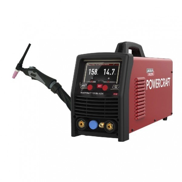 Lincoln K69079-1 - 240V 200Amp Powercraft 206C 3-Phase AC/DC TIG Welding Package Mig