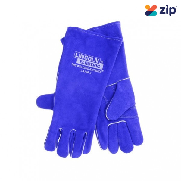 Lincoln LA120-3 - 390mm Lefties Blue Premium Welding Gloves 
