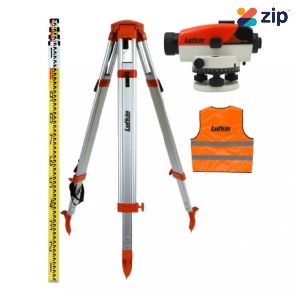 Lufkin LAL20XKT - X20 Dumpy Level Tripod & Staff Kit