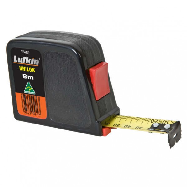 Lufkin Y848SI18- Unilok 8m x 25mm Measuring Tape