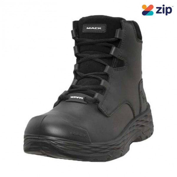 Mack MK0FORCEZBBF040 - Force Zip-up Safety Boots In Black Size 4