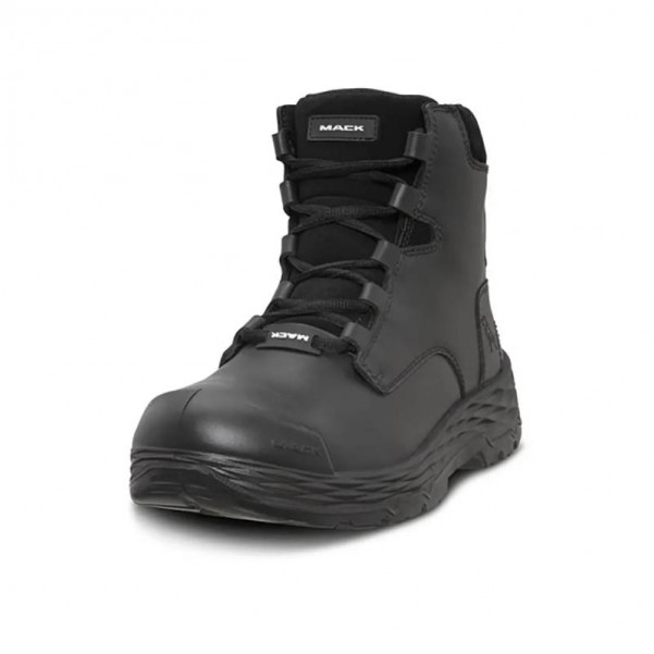 Mack MK0FORCEZBBF100 - Force Zip-up Safety Boots In Black Size 10 Safety Boots